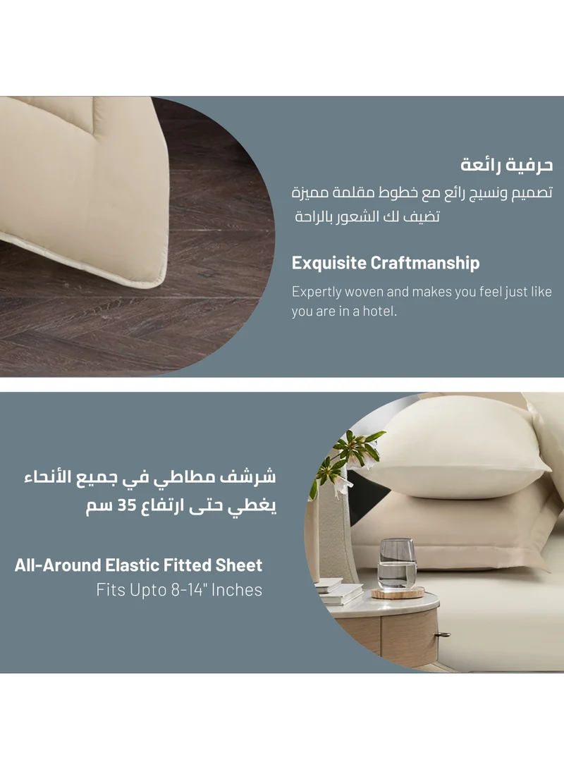 دوناتيلا طقم لحاف خفيف الوزن 4 قطع سرير مفرد مقاس (140 * 200 سم) طقم لحاف سرير صلب مع خياطة اللحف الماسية العادية وملء بديل لأسفل ، رمادي داكن