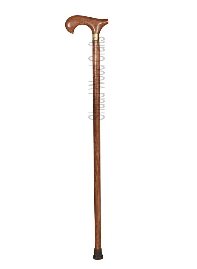 اس اتش اي عصا مشي خشبية مصنوعة يدوياً من خشب الشيشام النقي بتصميم بسيط من شادوود - Image 2