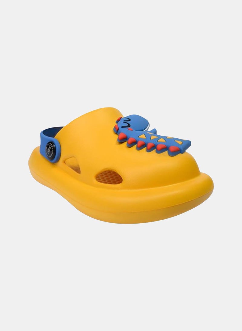 CUBS Boys Rubber Clogs – Yellow with Dino Design - Image 3