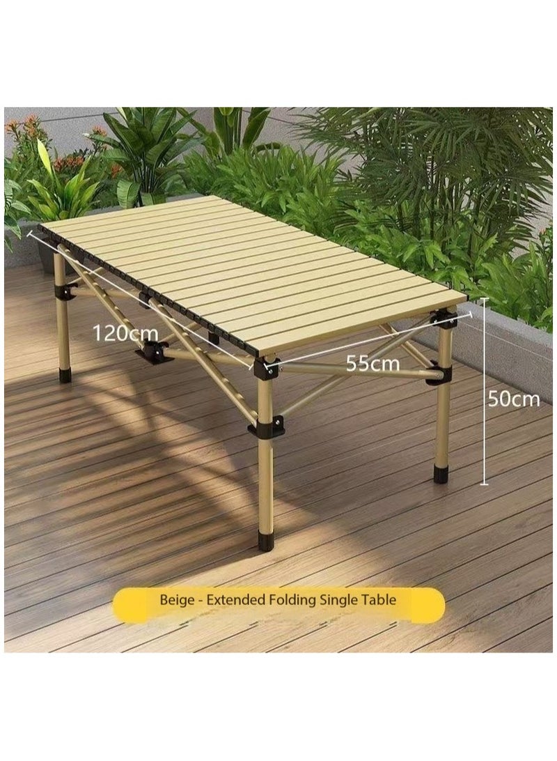 120CMx55CM table size,55x43x40CM chairs 6pcs.Foldable outdoor table and chairs set, outdoor table and chairs, camping table and chairs, foldable table and chairs, patio chairs - Image 4