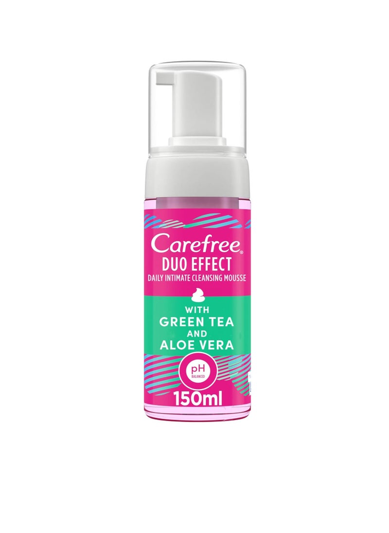 Daily Intimate Cleansing Mousse Duo Effect with Green Tea and Aloe Vera 150 ml