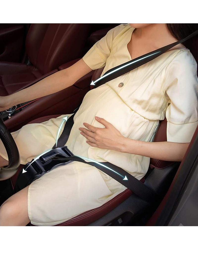RATSAW Pregnancy Seat Belt Adjuster Seat Bump Strap For Pregnant Women Protect Belly Prevent Compression Of Abdomen A Must Have Maternity Seat Cover Adjuster For Expectant  - Image 2
