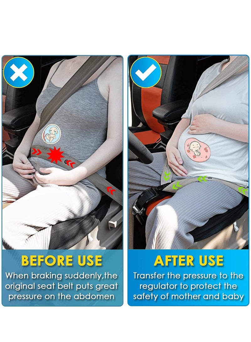 RATSAW Pregnancy Seat Belt Adjuster Seat Bump Strap For Pregnant Women Protect Belly Prevent Compression Of Abdomen A Must Have Maternity Seat Cover Adjuster For Expectant  - Image 3