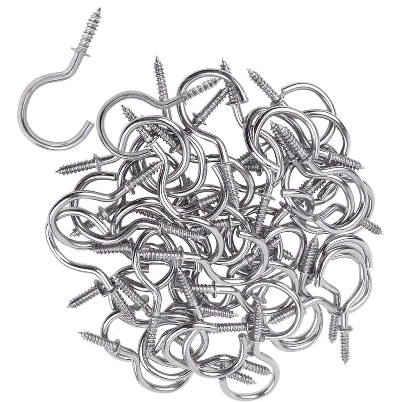 DIY Crafts DIY Crafts Pack Of 1 Pc Nickel Plated Metal Screw 50 Pcs Nickel Plated Metal Screwin Ceili Pack Of 1 Pc Nickel Plated Metal Screw  - Image 1