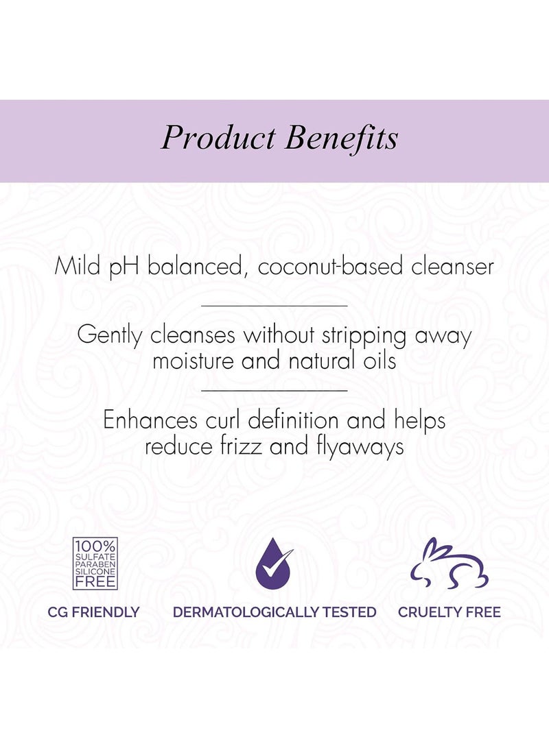 كيرل أب شامبو كيرل أب المرطب للشعر المجعد - للشعر الجاف والمتطاير والمموج والمجعد - خالي من الكبريتات والبارابين والسيليكون - 200 مل - Image 2