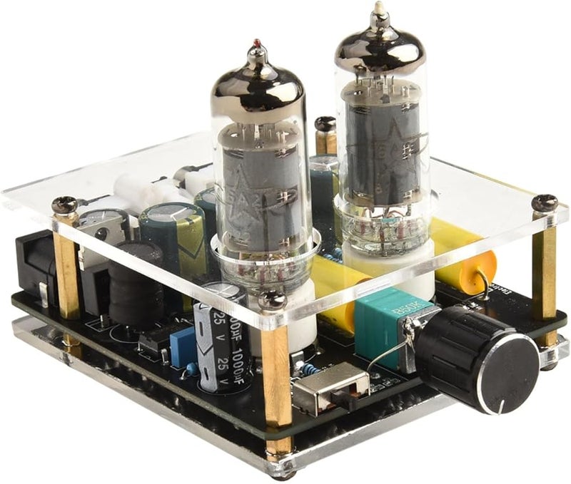 6A2 Vacuum Tube Preamplifier HiFi Preamp with Upgrade Circuit DC12V Power for Home Theater - Image 5