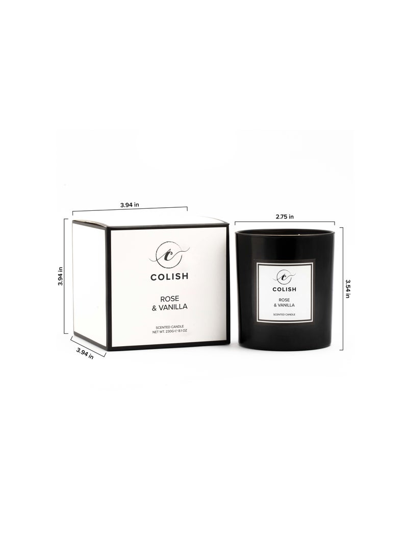 كوليش شمعة معطرة بالورد والفانيليا 230 جرام - Image 2