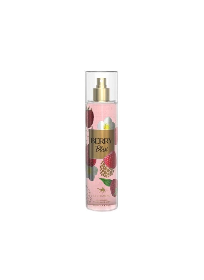 LE CHAMEAU Berry Blast Fruity Body Mist For Women - 250 ML  - Image 2