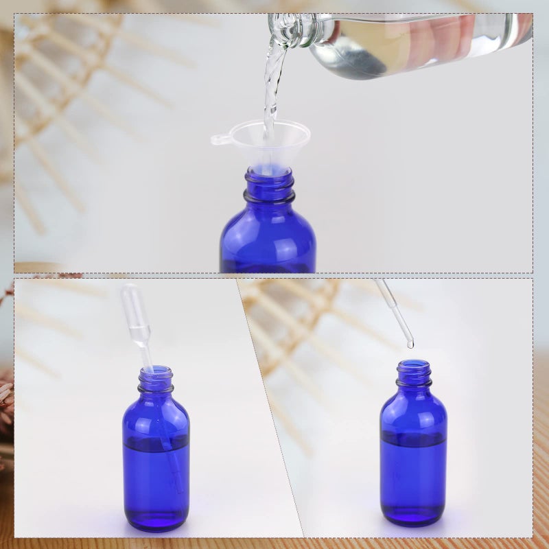 Wedama Glass Spray Bottles  Mini Spray Bottles 4Oz  Empty Small Spray Bottles With Funnel Dropper  Fine Mist For Hair  Travel  Plants  Cleaning Solutions And Skin Care (4 Pack) - Image 4