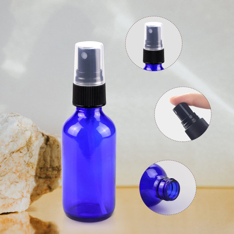 Wedama Glass Spray Bottles  Mini Spray Bottles 4Oz  Empty Small Spray Bottles With Funnel Dropper  Fine Mist For Hair  Travel  Plants  Cleaning Solutions And Skin Care (4 Pack) - Image 3