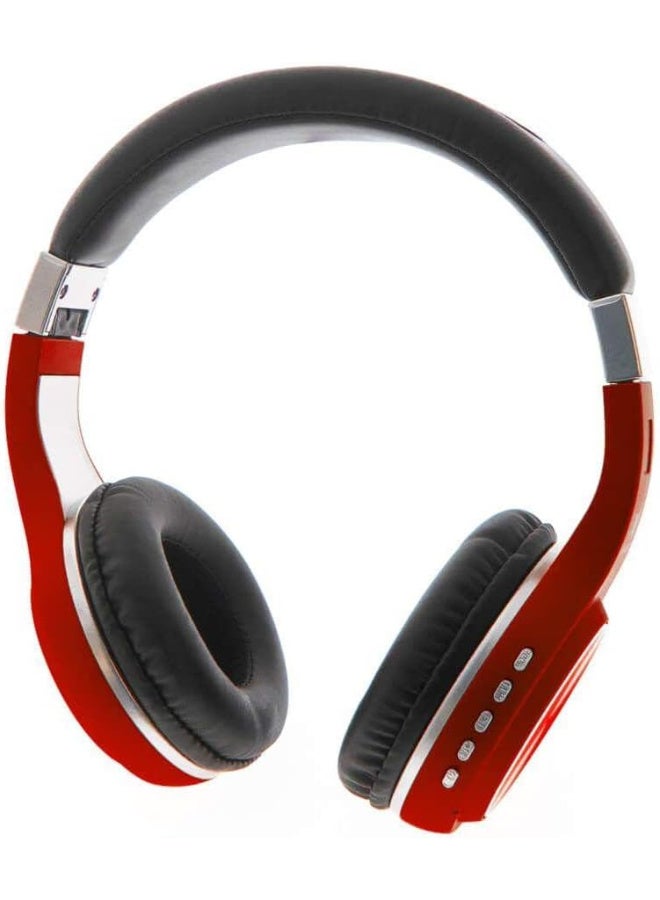 L'AVVENTO HP10R Folding Bluetooth Headphone - Red - Image 3