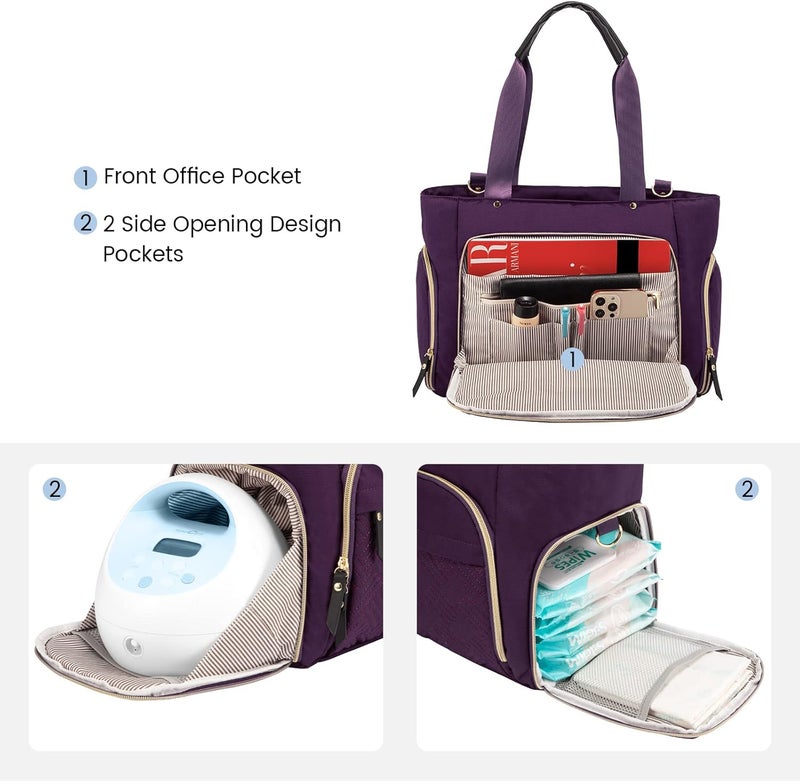 LOVEVOOK Breast Pump and Diaper Bag Set - Image 3
