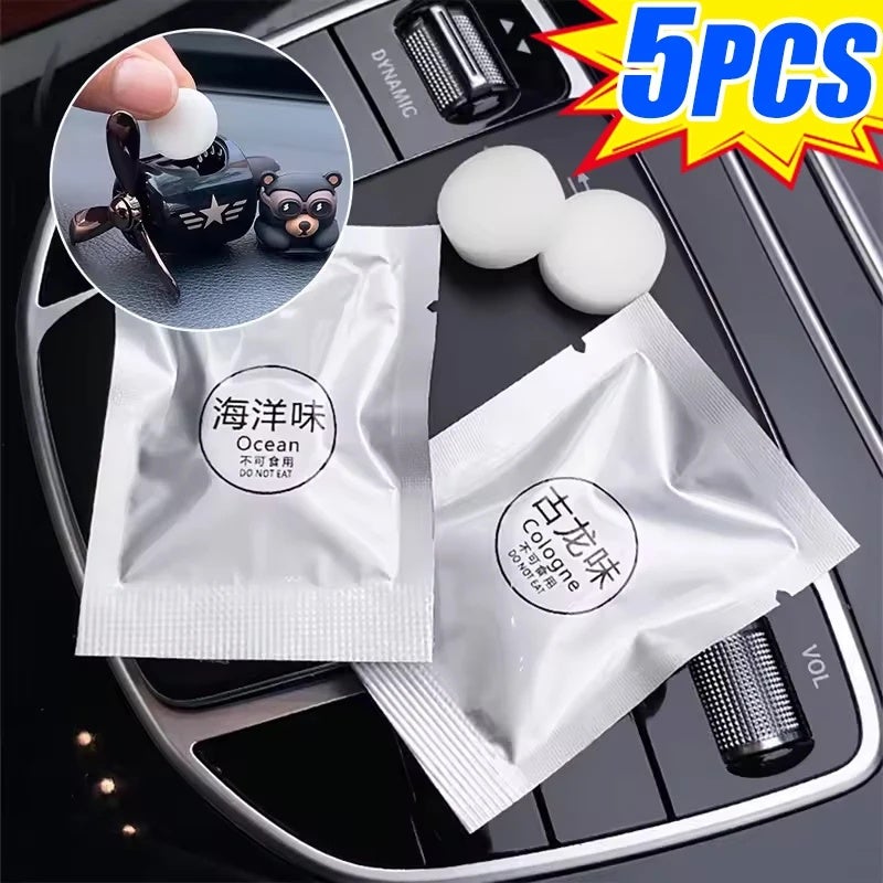 Car Air Freshener Refill Pads Solid Aromatherapy Tablets PE Fragrance Scent Pads Perfume Refill Auto Interior Fragrance Supply - Image 2