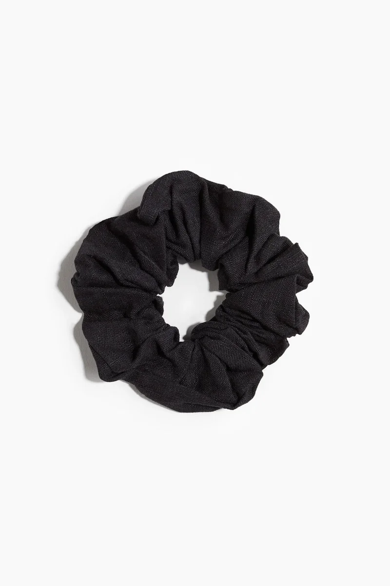 H&M Linen-blend scrunchie