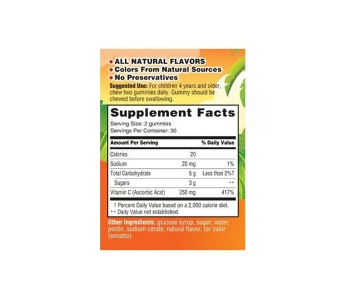 LEONAS VITAMIN C GUMMIES-60 PIECES - Image 3