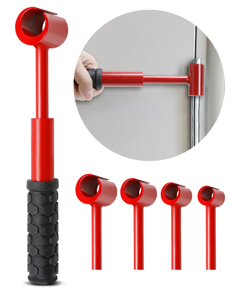 Tofcbye Upgraded Hinge Gap Adjustment Wrench Set, Heavy Door Hinge Adjustment Tool, 4 PCS Hinge Gap Adjusting Wrench, Tools used to adjust the gap between door chains and align door frames - Image 1