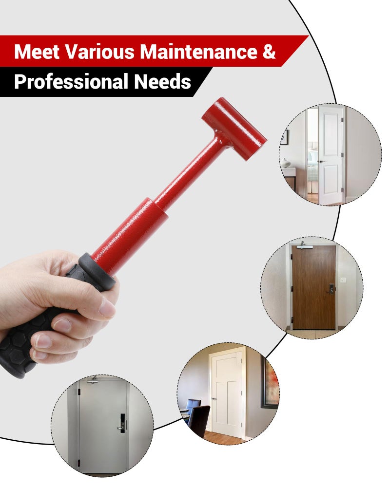Tofcbye Upgraded Hinge Gap Adjustment Wrench Set, Heavy Door Hinge Adjustment Tool, 4 PCS Hinge Gap Adjusting Wrench, Tools used to adjust the gap between door chains and align door frames - Image 5