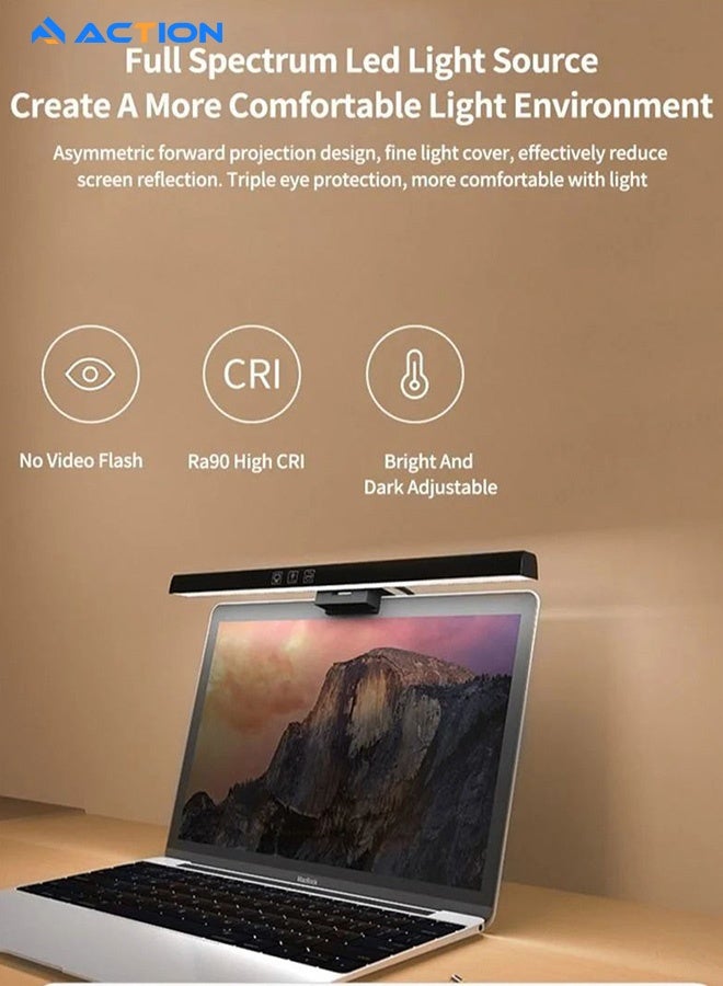 ACTION USB Powered Computer Monitor Laptop Lamp for Office/Home/Gaming/Desk with Adjustable Brightness/Color 330MM - Image 3