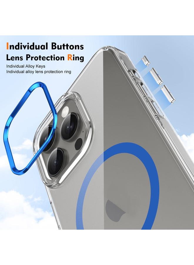 زبون جراب لهاتف iPhone 13 Pro Max Ice Feel HD شفاف MagSafe PC غطاء كامل للهاتف - Image 3