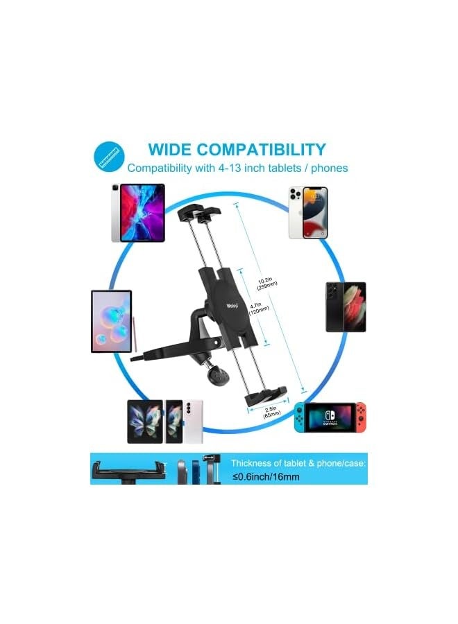 Green Tiger CD Slot Car Tablet Mount, 360° Rotatable CD Player Car Tablet & Phone Holder for iPad Pro 9.7, 11, 12.9 Air Mini 5 4 3 2, Samsung Galaxy Tabs, Switch, iPhone, More 4-13" Cell Phones and Tablets - Image 5