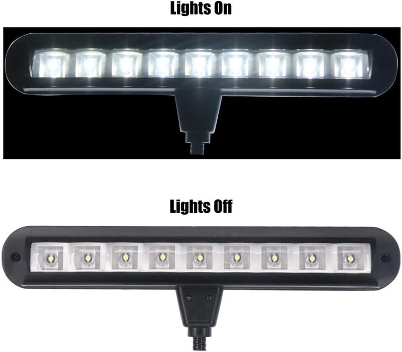 SumDirect Music Stand Light - 9 LED Adjustable Clip on Piano Lights, USB and Battery Operated, Perfect for Piano, Book Reading, Orchestra, Podium, Easel - Image 3