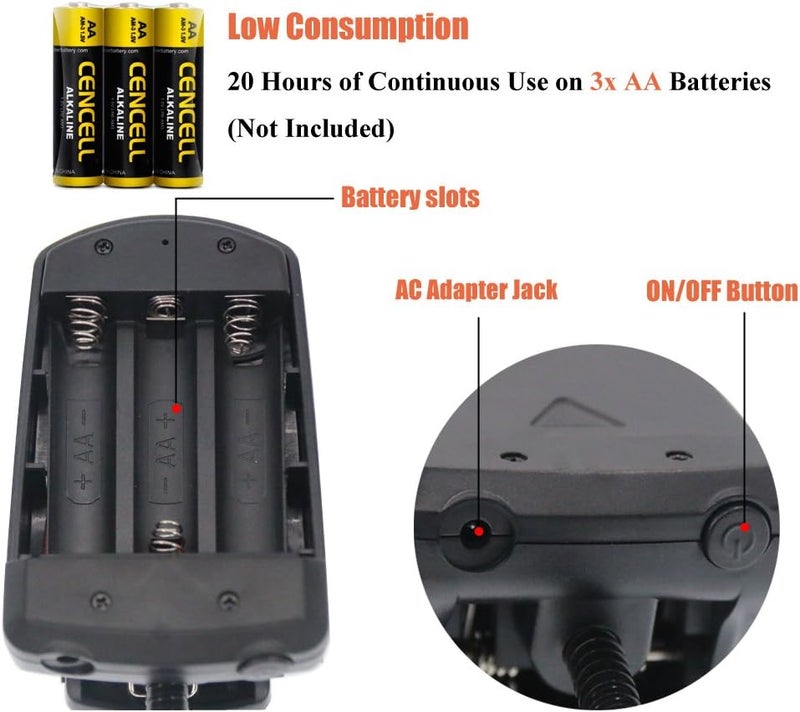 SumDirect Music Stand Light - 9 LED Adjustable Clip on Piano Lights, USB and Battery Operated, Perfect for Piano, Book Reading, Orchestra, Podium, Easel - Image 2