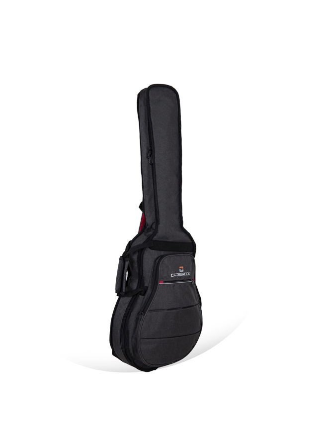 Crossrock Padded Backpack Bag for 335 Style 6-String Semi-Hollow Electric Guitars-Dark Grey (CRSG107-335DG) - Image 1