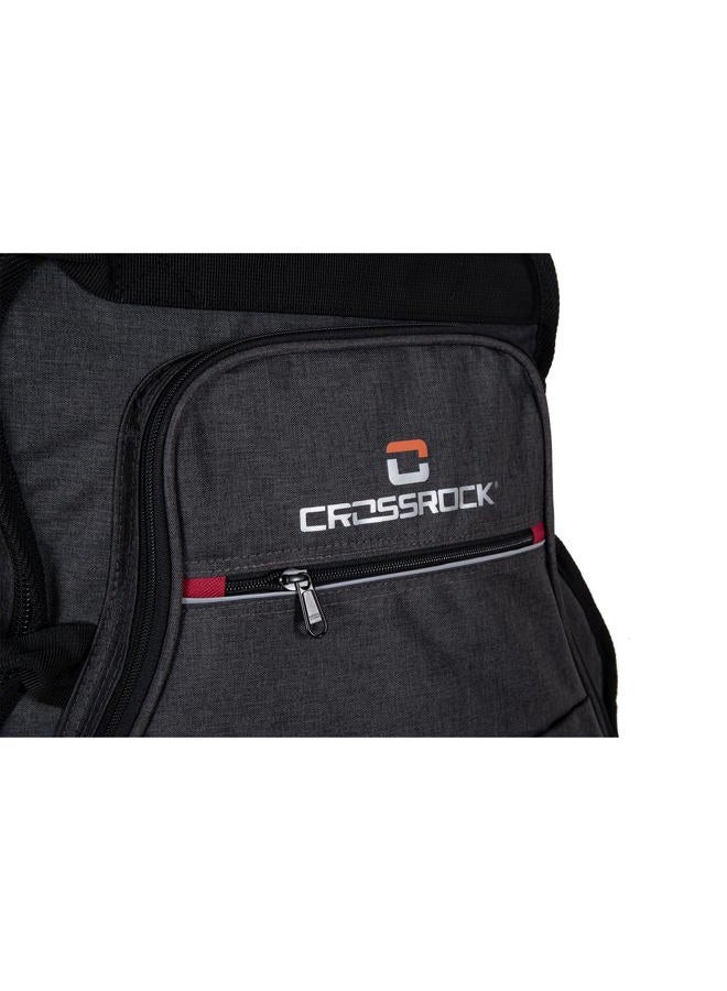 Crossrock Padded Backpack Bag for 335 Style 6-String Semi-Hollow Electric Guitars-Dark Grey (CRSG107-335DG) - Image 5