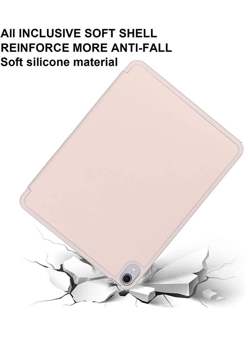 SmartGrist Case for New iPad Air 5th Generation (2022)/iPad Air 4th Generation (2020) 10.9 Inch, with Screen Protector and Auto Wake/Sleep Cover, Pink - Image 5