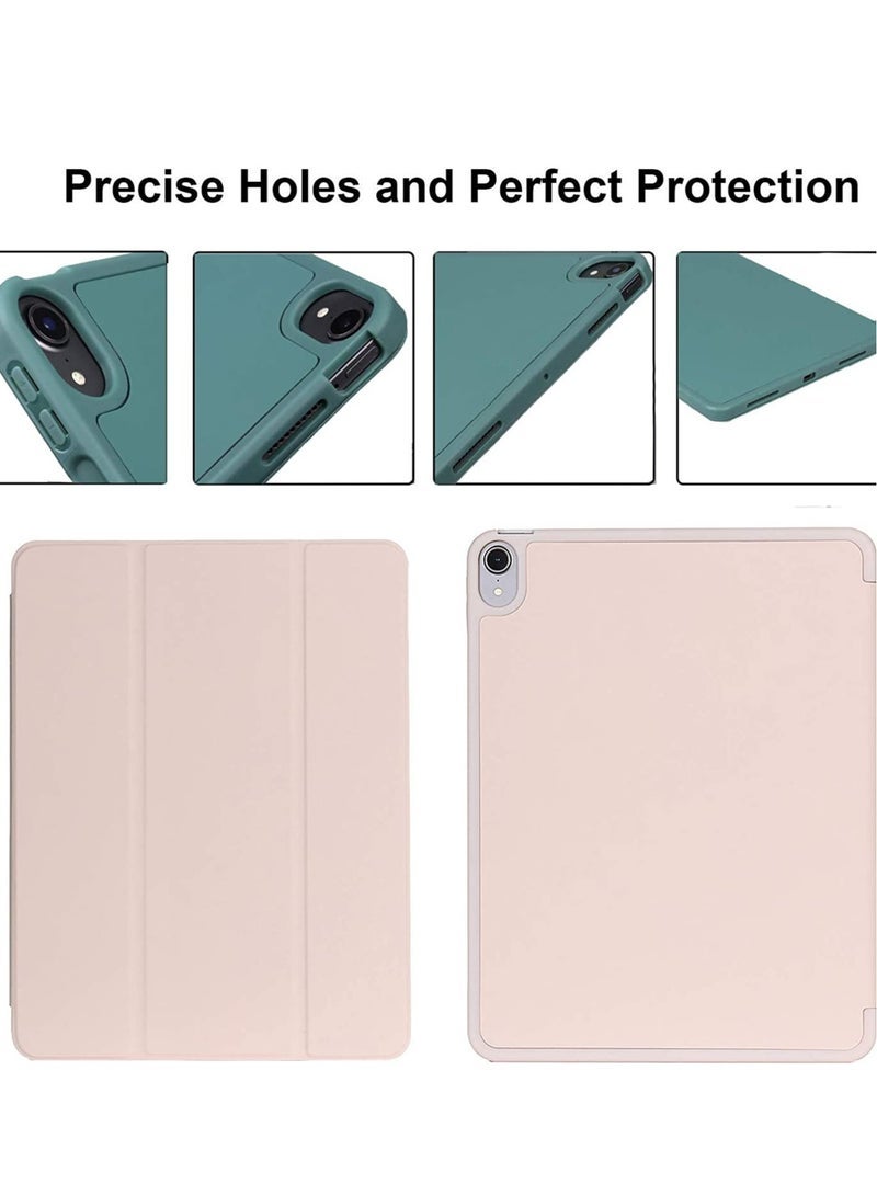 SmartGrist Case for New iPad Air 5th Generation (2022)/iPad Air 4th Generation (2020) 10.9 Inch, with Screen Protector and Auto Wake/Sleep Cover, Pink - Image 4