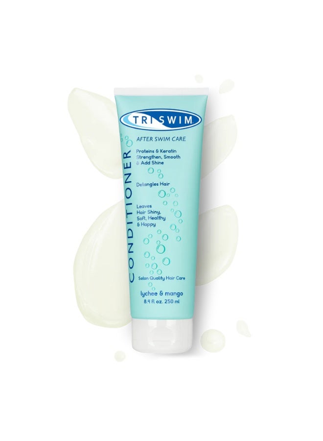 Triswim - Hair Conditioner for Swimmers, after Swim Care, Moisturizing Conditioner for Hair, Vegan, Hair Conditioners for Active People - 251ml - Image 1