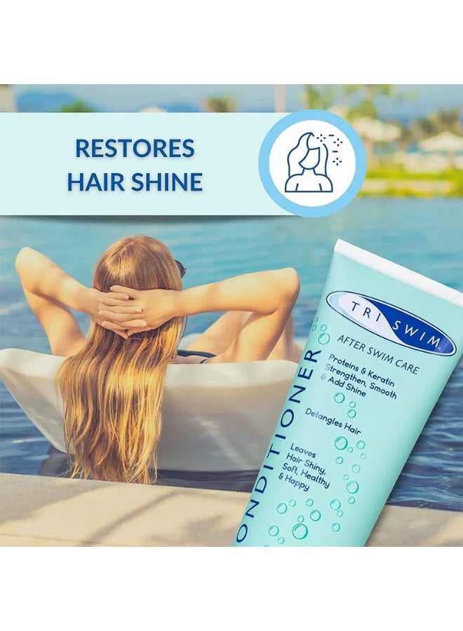 Triswim - Hair Conditioner for Swimmers, after Swim Care, Moisturizing Conditioner for Hair, Vegan, Hair Conditioners for Active People - 251ml - Image 5