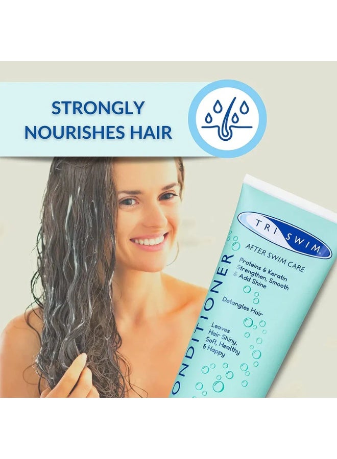 Triswim - Hair Conditioner for Swimmers, after Swim Care, Moisturizing Conditioner for Hair, Vegan, Hair Conditioners for Active People - 251ml - Image 3