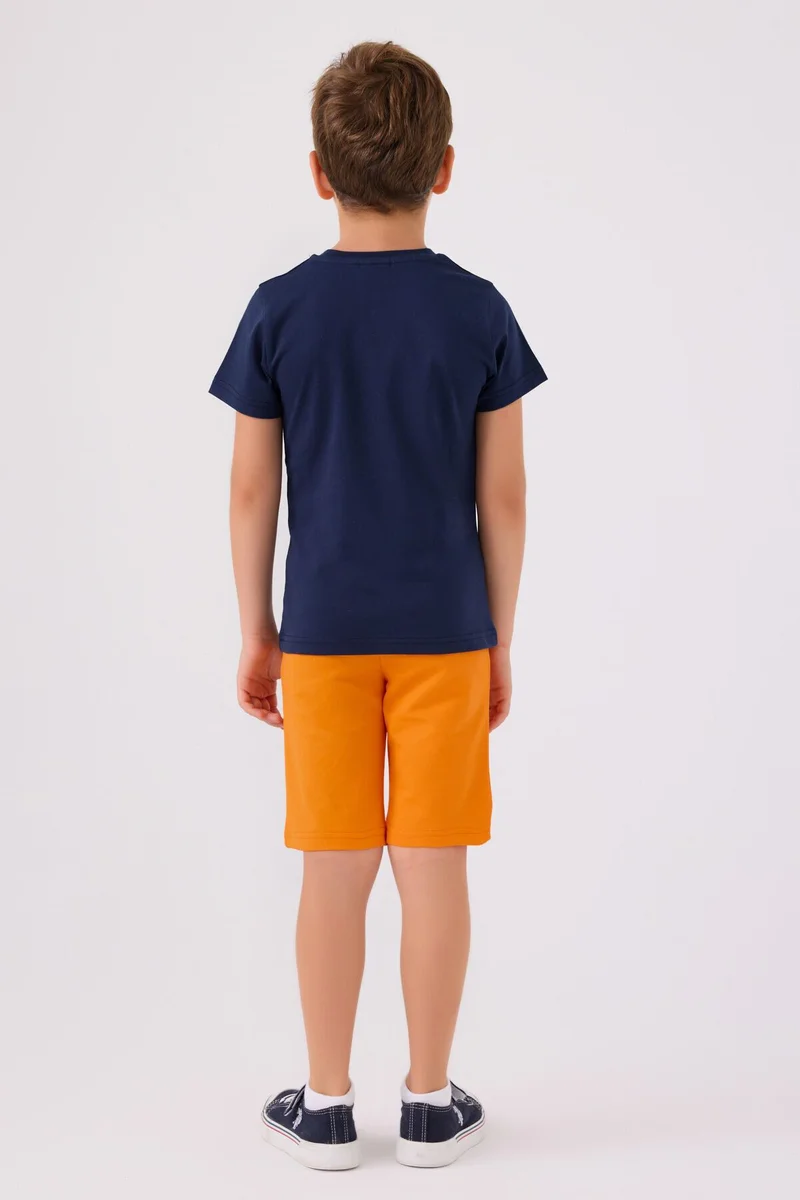 U.S. Polo Assn. U.S. Polo Assn. Boys Navy Bermuda Set