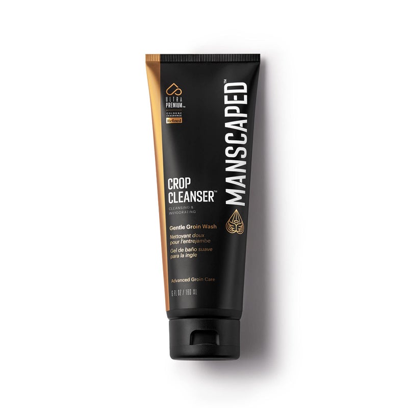 manscaped MANSCAPED® Crop Cleanser® Groin Wash, Men’s UltraPremium Invigorating Formula for Below-The-Waist Cleaning, Refreshing Shower Gel For Men Infused with Vitamin E and Aloe, Vegan body wash (6 oz) - Image 1