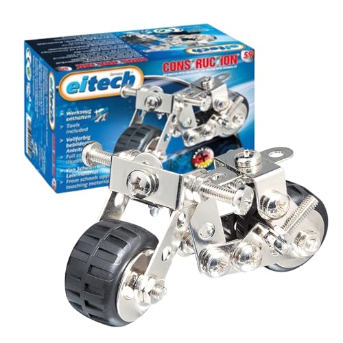 Eitech Starter Series Motorcycle Construction Set and Educational Toy Intro to Engineering and STEM Learning - Image 1