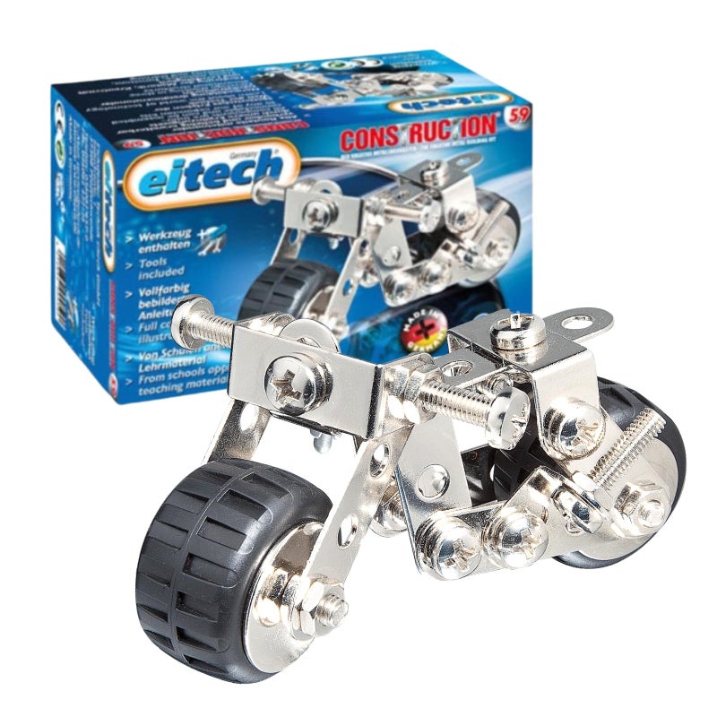 Eitech Starter Series Motorcycle Construction Set and Educational Toy Intro to Engineering and STEM Learning - Image 2