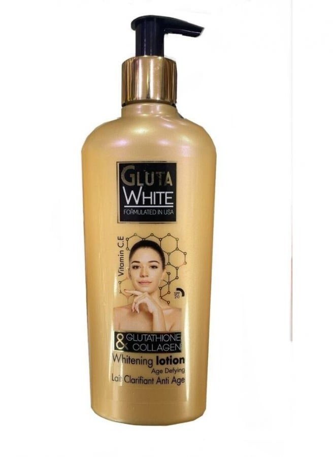 Gluta White Glutathione & Collagen Whitening Lotion Age Defying 500 mL