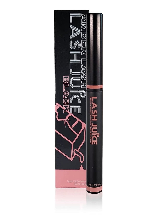 Amber Lash Lash Juice by Amber Lash, 3-in-1 Coating Sealant for Eyelashes with Lash Extensions and or Lash Lift Perm, Lash Serum to Protect, Nourish and Promote Healthy Thicker Fuller (Black) - Image 1