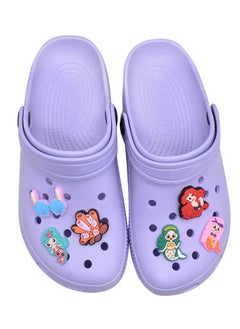 Excefore 37 PCS Mermaid Shoe Charms for Clog Sandals Bracelets Decoration, Lovely Pink Ocean Animals Shoes Charms for Girls Women Party Favor  - Image 2