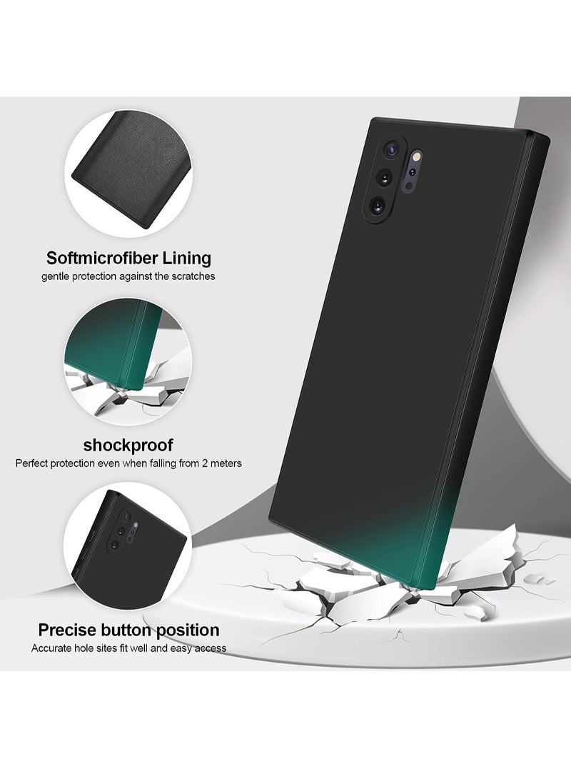 DUSALA Samsung Galaxy Note 10 Plus Case Cover soft TPU Transparent Silicone Gel Back Protective slim fit camera protection case Designed for Samsung Galaxy Note 10 Plus (Black) - Image 2