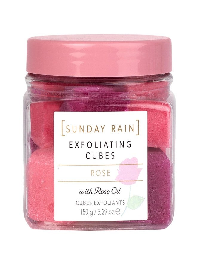 Sunday Rain Exfoliating Cubes - Rose by Sunday Rain for Unisex - 5.29 oz Exfoliator - Image 1