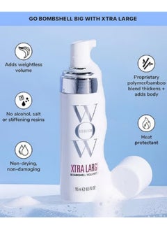 Color Wow Xtra Large Bombshell Hair Volumizer - 195ml，Technology for Lasting Volume and Thickness， New Alcohol-Free Technology For Lasting Volume And Thickness  - Image 4