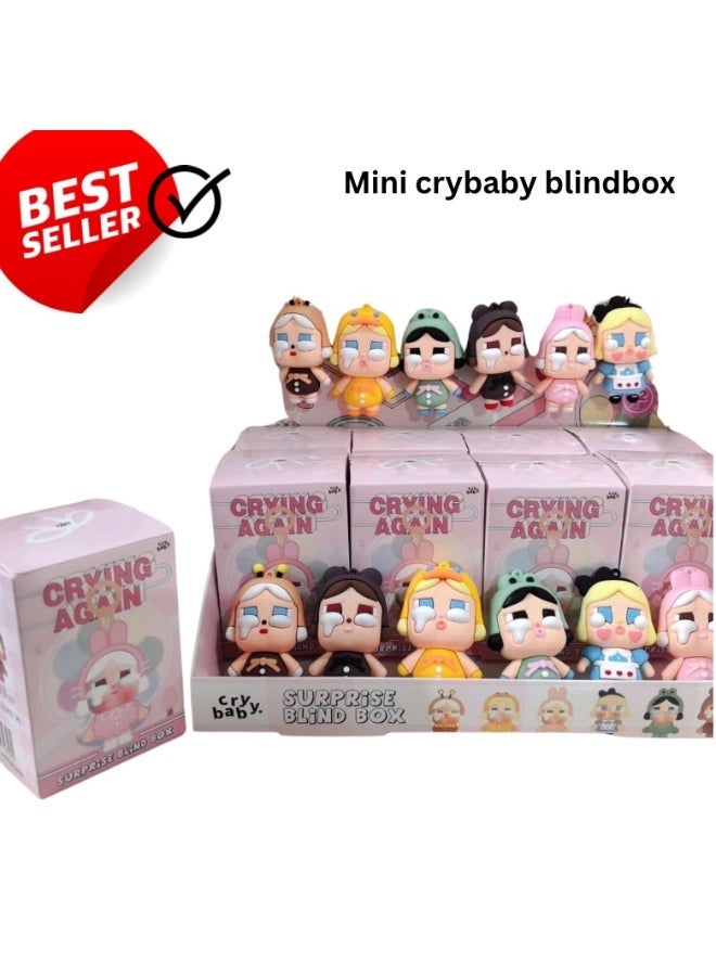 LABUBU Crybaby LABUBU Keychain Blind Box – Cute Mini Plush Collectible (6 characters series) - Image 2