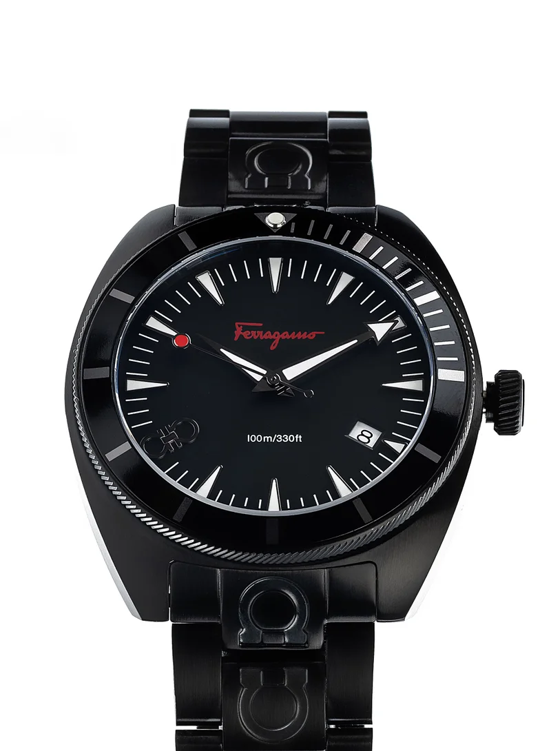 فيراغامو ساعة فيراغامو إكسبيرينس بقرص أسود