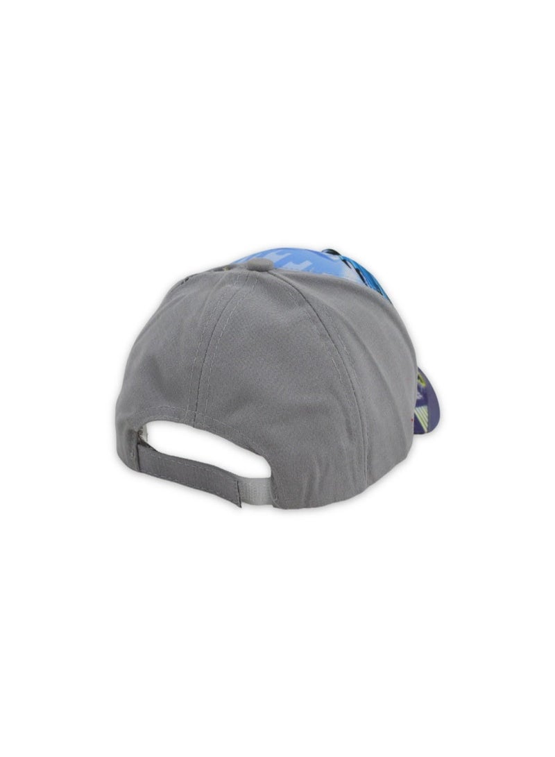 Boys Cap – Grey with Batman Print - Image 2