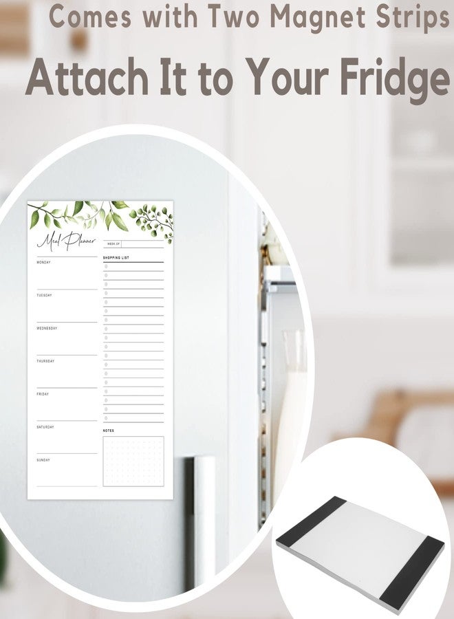Paper Play Magnetic Meal Planning Pad for Fridge 52 Undated Tear-off Sheets, 6x9 Inch Meal Planning Notepad for Meal Planner & Grocery List with Magnet, Weekly Meal Planner with Tear Off Shopping List - Image 4