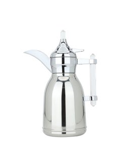 Alsaif Gallery Dallah Shahd Silver With A Transparent Handle 0.6L  - Image 1