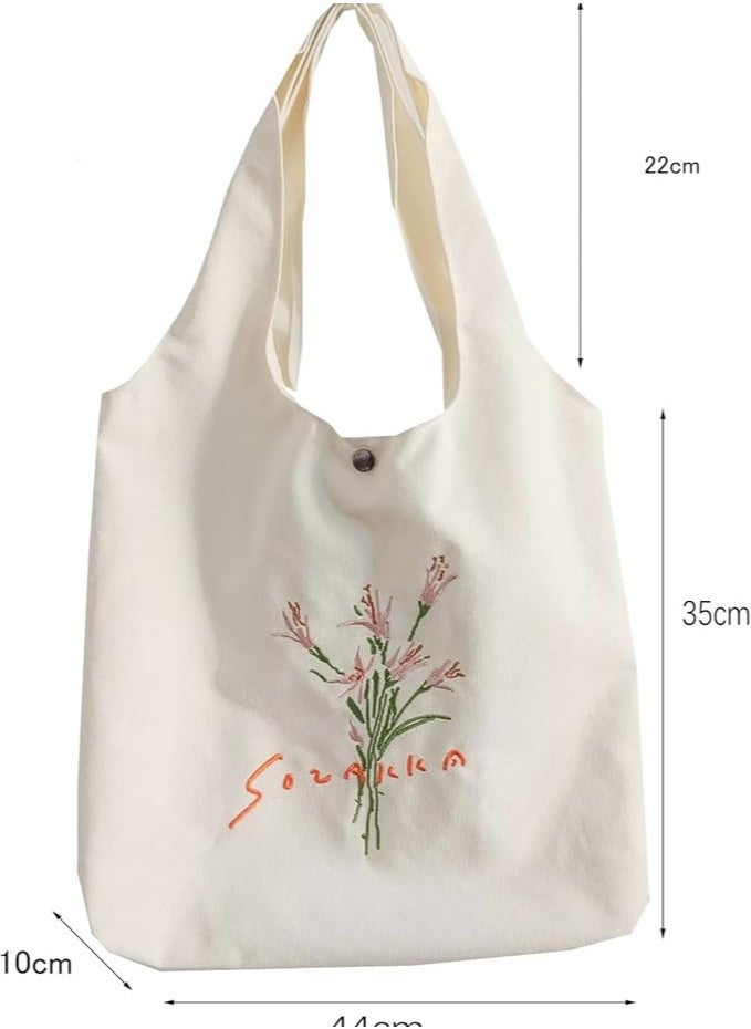 Taoqiao Women canvas Tote Bag  - Image 2