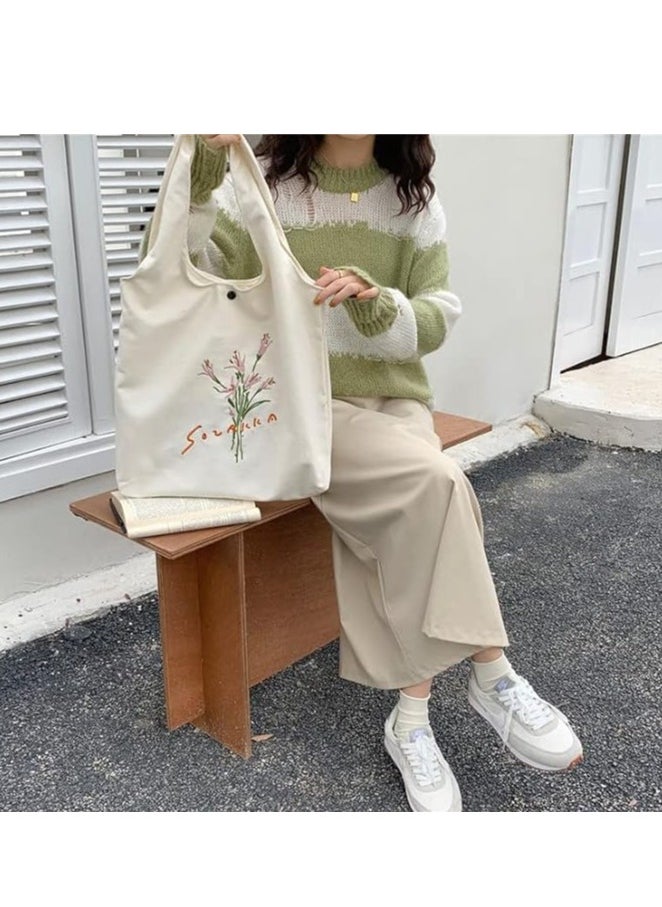 Taoqiao Women canvas Tote Bag  - Image 3
